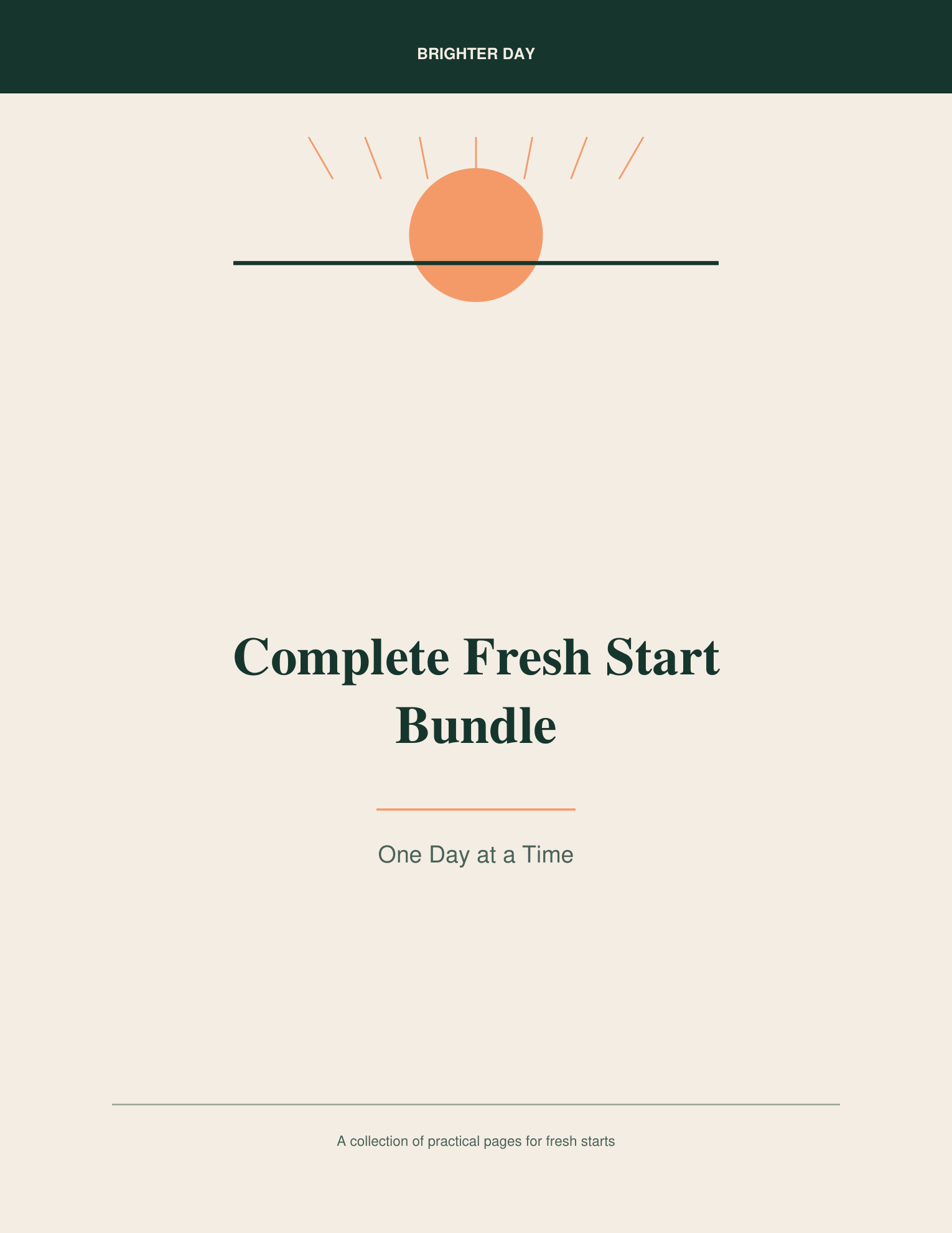 Complete Fresh Start Bundle cover